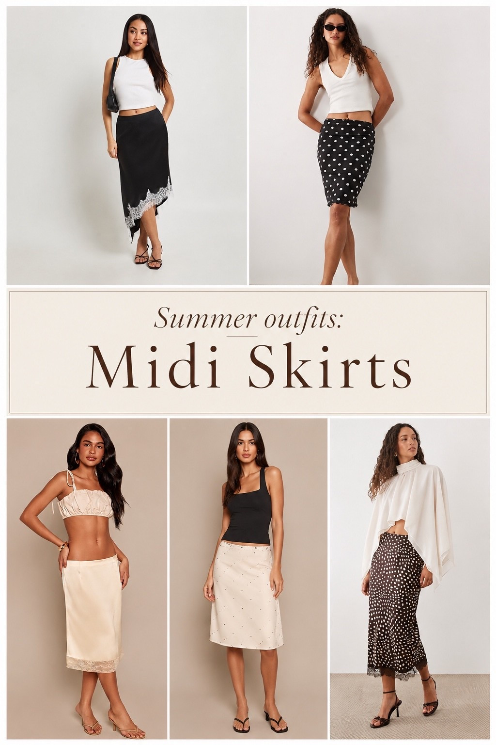 Midi skirts are the easiest summer trend to style and I’m proving it five way…